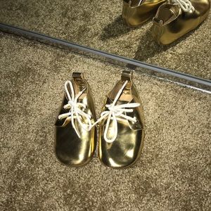 Gold Piper Finn shoes